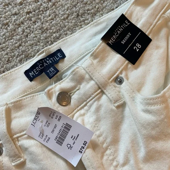 J Crew white skinny jeans - Picture 4 of 4